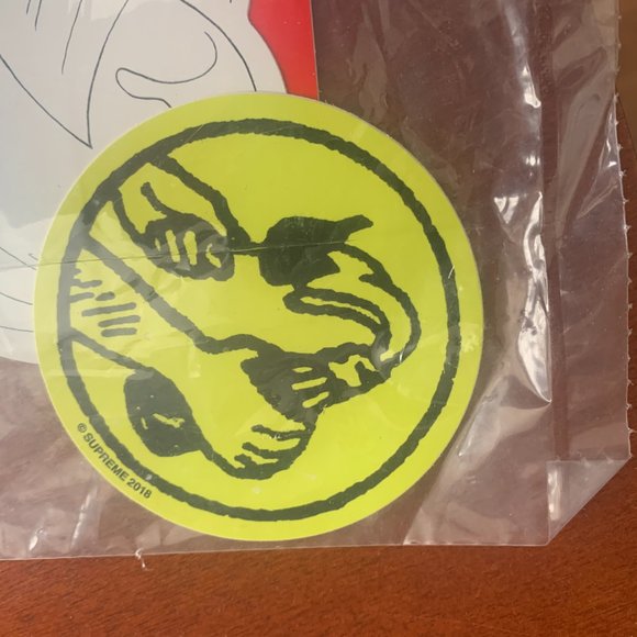 NEW Supreme SS18 Sticker Pack: SEALED Poppy Seeds, Molotov, Prodigy, Red, decals - Picture 5 of 6